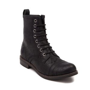 Madden Girl Chandra Combat Boot Black NEW ✨